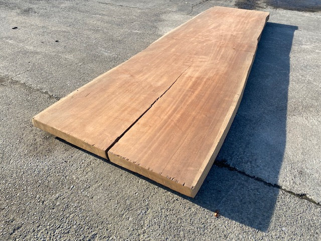 Afrormosia Log Board – 4230 x 1210 x 80 mm – Sanded